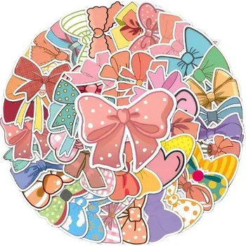 samolepka ANNAM Samolepky Mašle 50 ks - odlišné samolepky