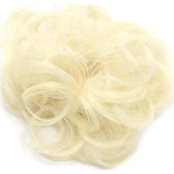Příčesek - gumička s umělými vlasy Barva: blond