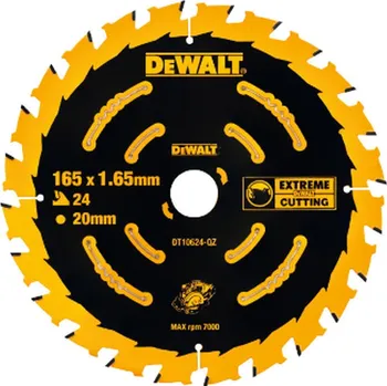 Pilový kotouč DeWALT DT10640 Pilový kotouč Extreme 165 x 20 mm, 40 zubů, ATB 18° free_store_pickup