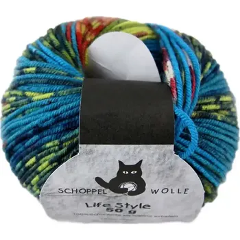 Příze Schoppel wolle Life Style magic 2184 Giftzwerg (Příze Life Style magic 2184 Giftzwerg)