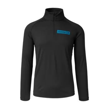 Pánské triko Martini Horizon Halfzip Shirt M, black-imperial|XXL