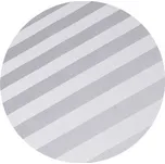 Dadka Povlečení atlas grádl šedý proužek 2,5 cm 140x200, 70x90 cm