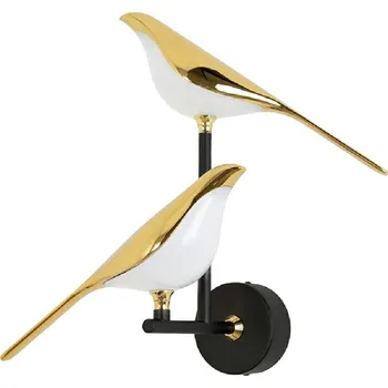 Nástěnné svítidlo Moosee Bird Twin nástěnné svítidlo 2x14 W zlatá MSE1501100458