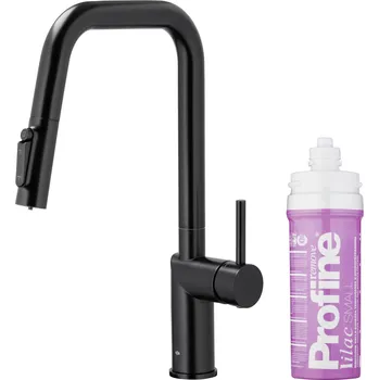 Vodovodní baterie KFA Armatura Duero kuchyňská baterie s filtrem stojící černá 6623-315-81