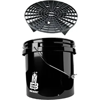 Magic Bucket Black - detailingový kbelík 13 l s mřížkou