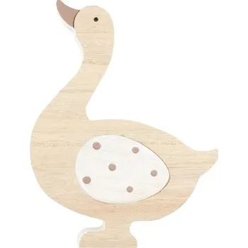 Velikonoční dekorace Husa dřevěná na postavení 16 cm