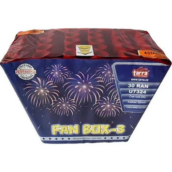 Tarra Ohňostroj - baterie výmetnic fan box 3 - 30 ran