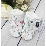 Kulišárny Capáčky barefoot s beránkem POPPY white VELIKOST: 4 délka stélky: 14cm