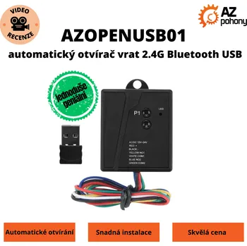 Pohon brány AZOPENUSB01 - automatický otvírač vrat 2.4G Bluetooth USB