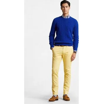 Pánské kalhoty Polo Ralph Lauren Chino kalhoty 710704176032 Žlutá Slim Fit 36_32