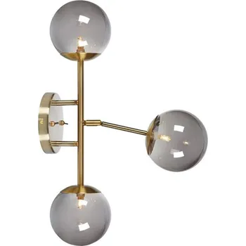 Nástěnné svítidlo Markslöjd Trinity nástěnné svítidlo 3x20 W mosaz-kouřová 108253