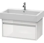 Duravit Ketho skříňka 75x44x41 cm pod umyvadlo závěsná bílá KT668702222