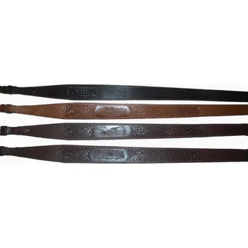 Airsoftová zbraň Exkluzivní kožené řemeny šíře 5 cm s ražbou motivů zvěře - srnec,jelen,divočák kožené zboží: divočák