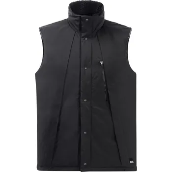 Pánská vesta Černá pánská oboustranná vesta Jack Wolfskin Alex Vest M 1307421-6350 Velikost: 2XL