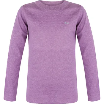 Dětské termoprádlo Dívčí funkční termo triko - LOAP Pirru, fialková Barva: Fialková, Velikost: 110-116