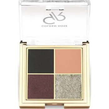 Přípravek na oči Golden Rose Quattro oční stíny paletka 4x2,2g Odstín: MIDNIGHT KISS/01