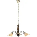 Rabalux Rustic 3 závěsné svítidlo 3x40 W mosaz-hnědá 7093