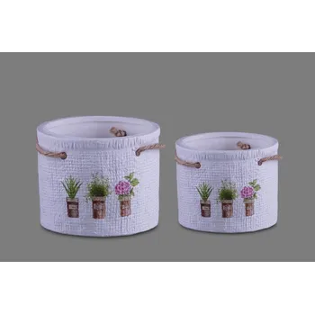 Obal na květináč Prodex Import Sada keramických obalů