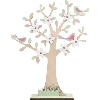 Strom dřevěný na postavení 30 cm