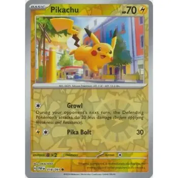 Pikachu (PAF 018) - REVERSE HOLO