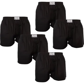 Trenýrky 5PACK pánské trenky Styx klasická guma černé (5A0960) L Možnost vrácení zboží ZDARMA do 120 dnů!