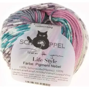 Příze Schoppel wolle Life Style magic 2294 Pigment-Nebel (Příze Life Style magic 2294 Pigment-Nebel)