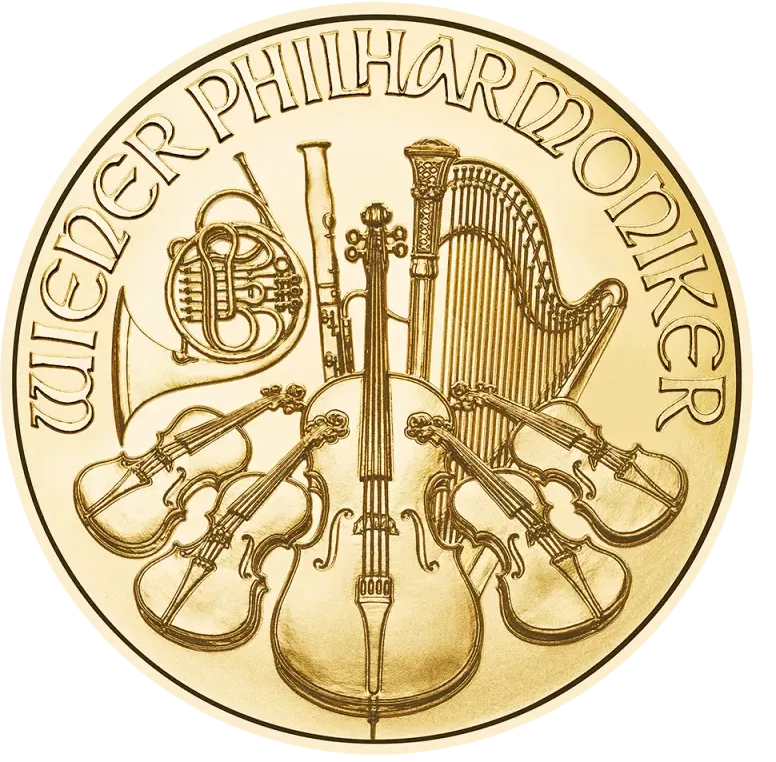 Münze Österreich Wiener Philharmoniker zlaté mince 1 oz