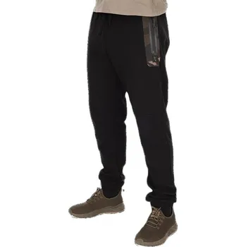 Rybářské oblečení Tepláky Fox Premium 310 Joggers Black/Camo Velikost S