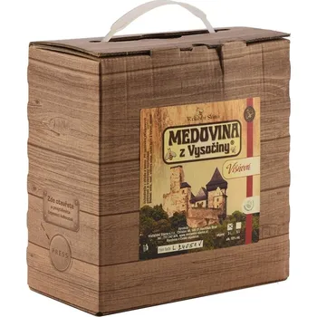 Medovina Včelařství Sláma - Medovina z Vysočiny - višňová - 3 l 13%, bag in box