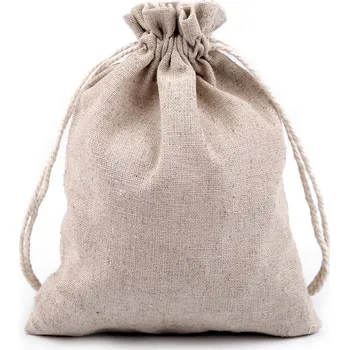 Výtvárné potřeby Dárkový pytlík 14x19 cm lněný