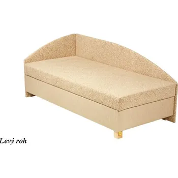 Postel Postel zvýšená s čely Roman 90cm levá Béžová