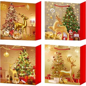 Dárková taška Vánoční dárková taška 26x32x10cm, 22419M