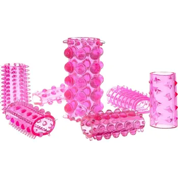 Návlek na penis Sada návleků - Porfyos růžová