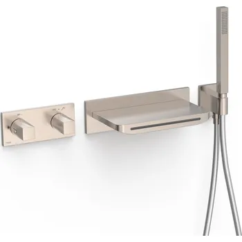 Vodovodní baterie Tres B-System vanová baterie pod omítku s termostatem || 30725207AC