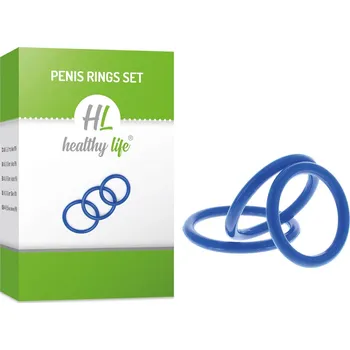 Erekční kroužky set - Mentor modrá