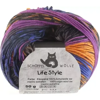 Příze Schoppel wolle Life Style magic 1863 Kleopatra (Příze Life Style magic 1863 Kleopatra)