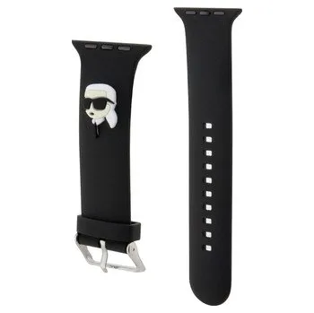 Chytré hodinky Karl Lagerfeld Karl Head NFT řemínek pro Apple Watch 42/44/45/49mm černý