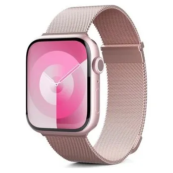 Chytré hodinky Epico Watch Strap milánský tah 38/40/41mm růžově zlatý