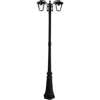 Stojací lampa V-TAC venkovní stojací lampa 2x60 W černá 7062