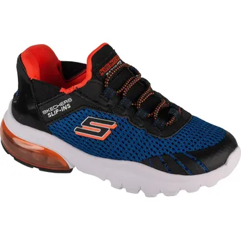 Chlapecká obuv Tmavě modré chlapecké tenisky Skechers Slip-Ins: Razor Air - Hyper-Brisk 403839L-RYBK Velikost: 29