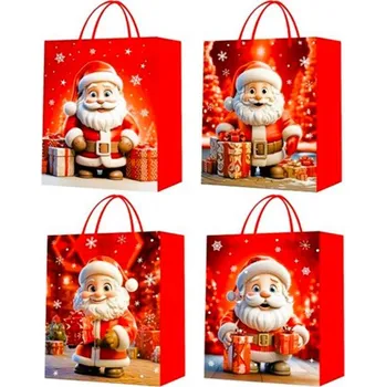 Dárková taška Vánoční dárková taška 26x32x10cm, Santa, 22434M