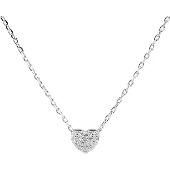 Řetízek Bealio BEALIO Stříbrný náhrdelník NĚŽNÉ SRDÍČKO Délka řetízku: 45+5 cm 03-09219-3017