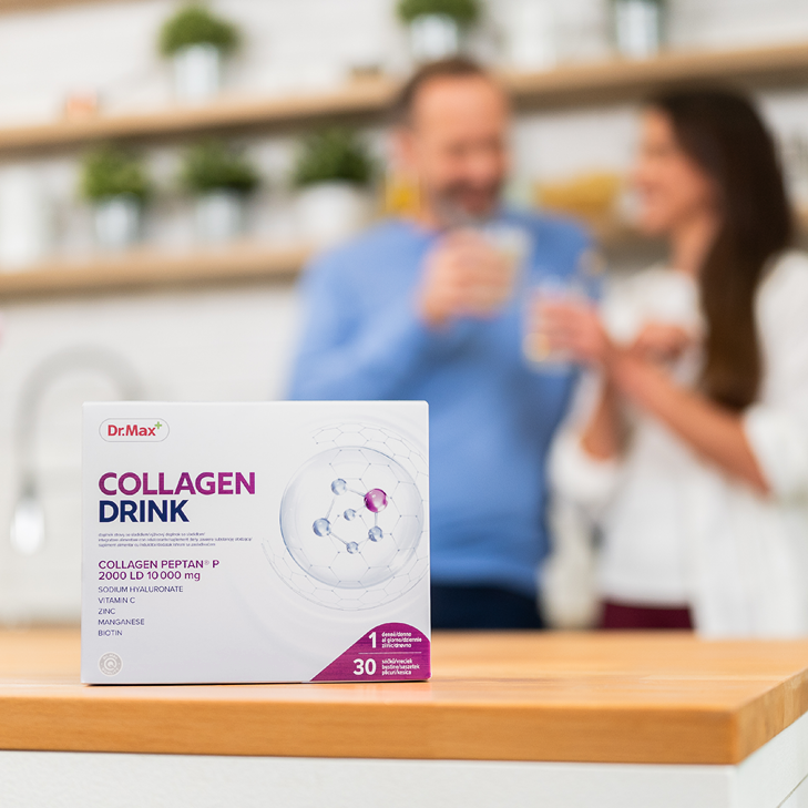 foto Kloubní výživa Dr. Max Collagen Drink 10000 mg 30 sáčků citrón/limetka