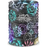 Multifunkční šátek HIPPIE černá - Šedá / ONE SIZE