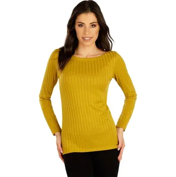 Dámské tričko Dámské žebrované triko LITEX kari žluté XL