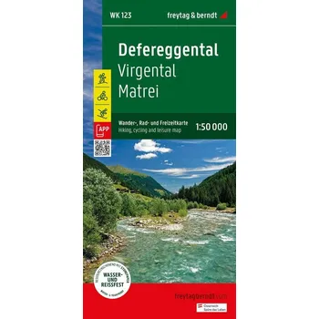 Defereggental, Wander-, Rad- und Freizeitkarte 1:50.000, freytag & berndt, WK 123 - freytag & berndt