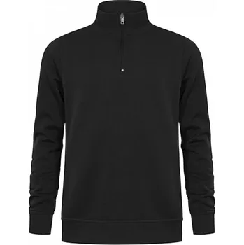Pánská mikina Promodoro Mikina Troyer v unisex střihu s boční kapsou a elastickými manžetami Barva: Černá, Velikost: S E5052