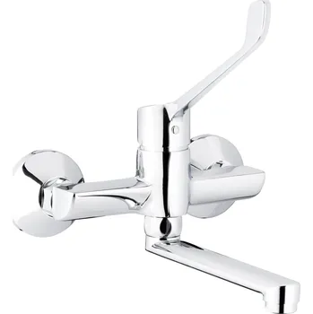 Vodovodní baterie KFA Armatura Medico umyvadlová baterie na stěnu chrom 4730-880-00