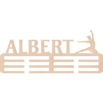 Dřevěný věšák na medaile - balet Zvolte variantu: Muž