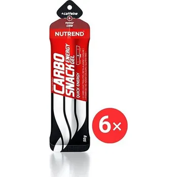 Energetický nápoj Nutrend Carbosnack sáček s kofeinem 6 x 50 g, cola